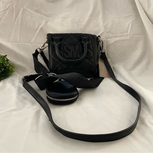 Steve Madden Bbabi Convertible Crossbody Bag - Black